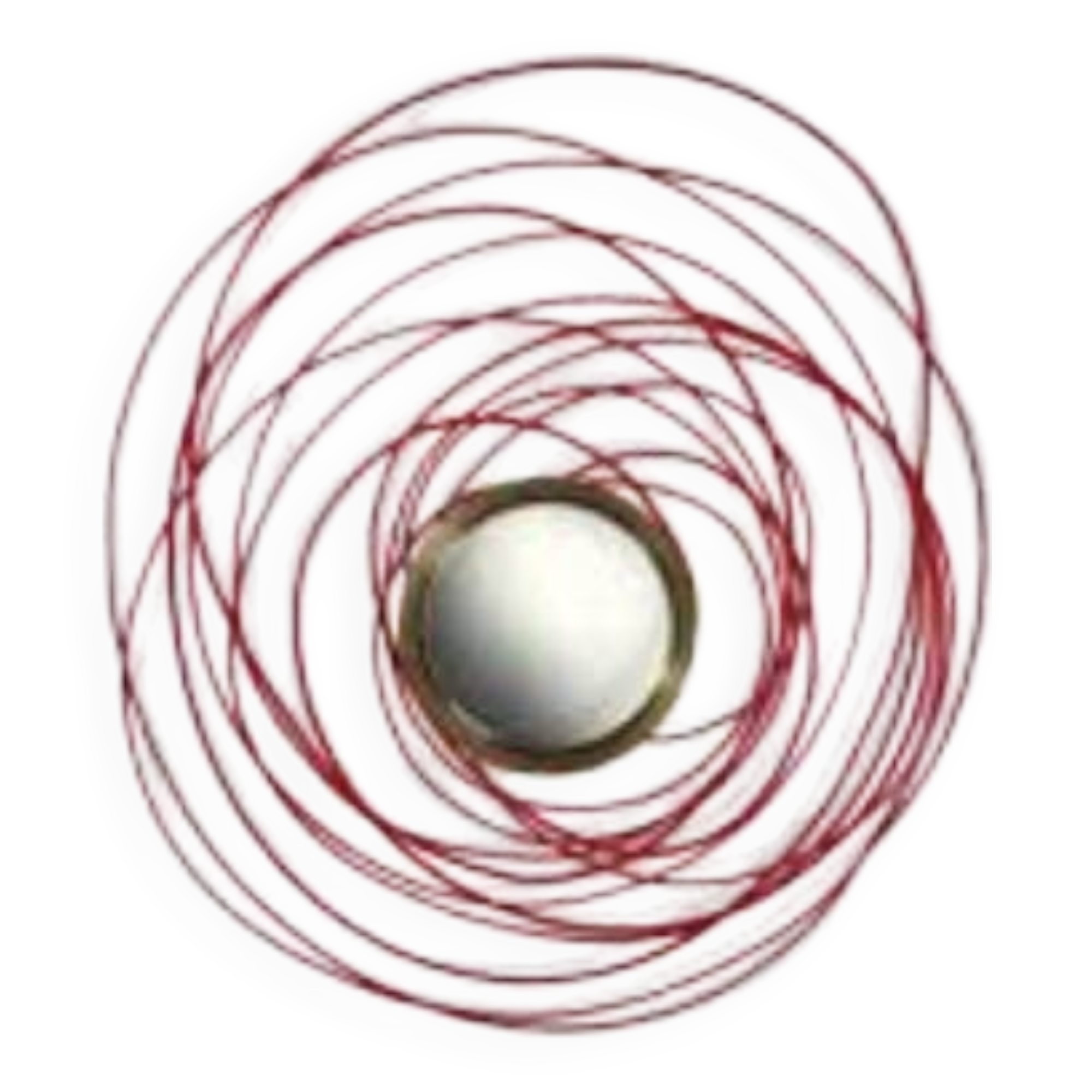 Pelote mirror by herve van der straeten