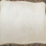 Square wooden painted and patinated table