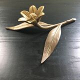 Brass flower paper press
