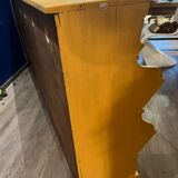 Painted seed merchant's shop furniture