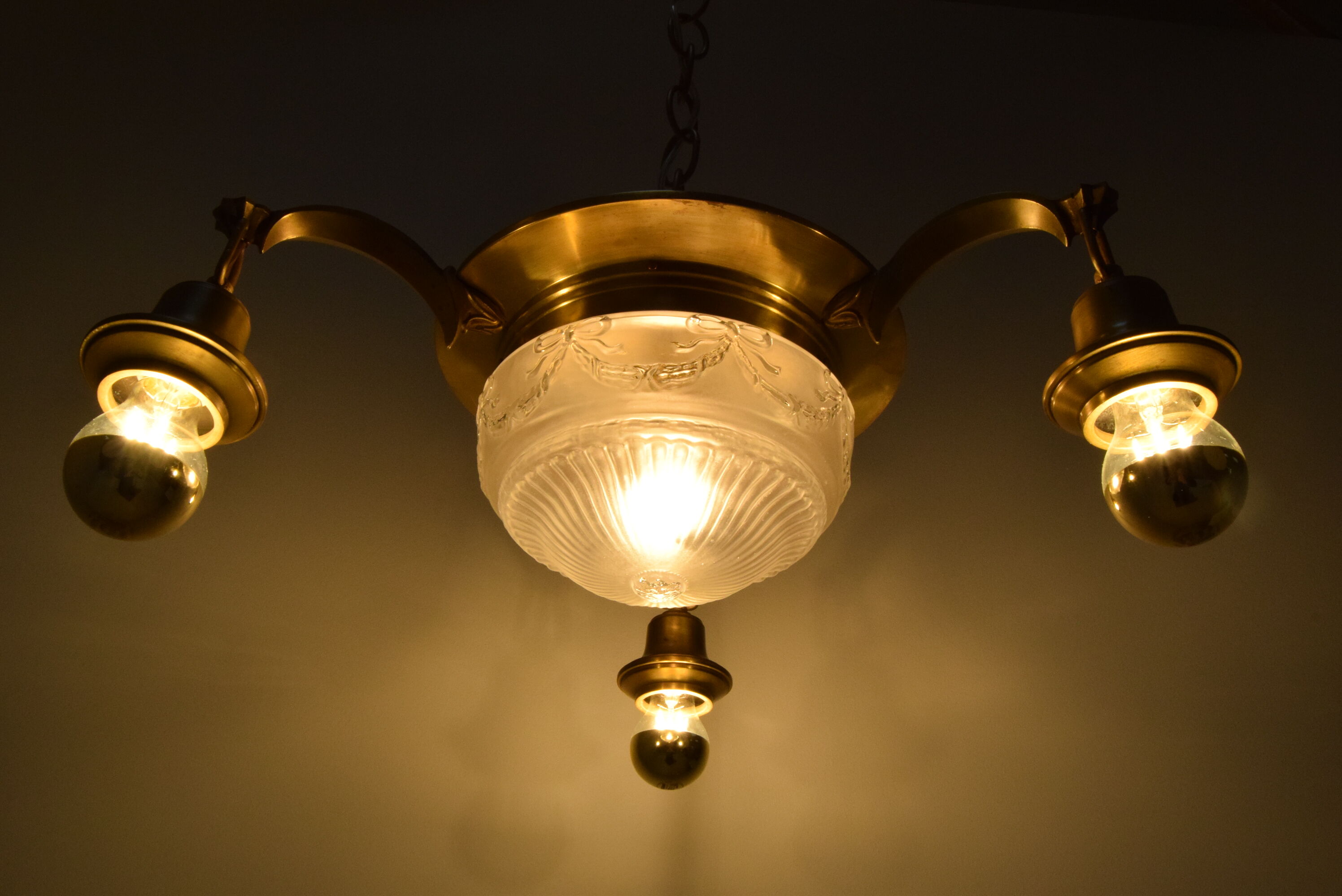 Art deco Design Chandelier,1930's.