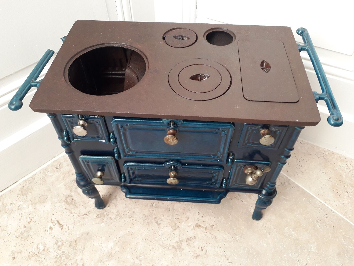 Cuisinière fonte émaillée enfant