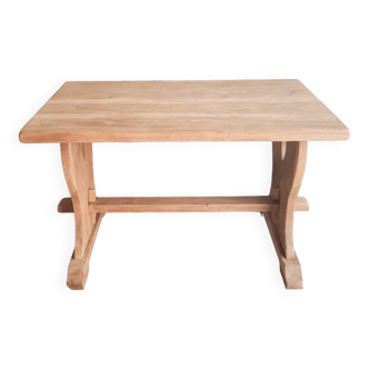 Solid oak monastery table
