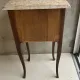 Louis XV style bedside table in marquetry with a top m