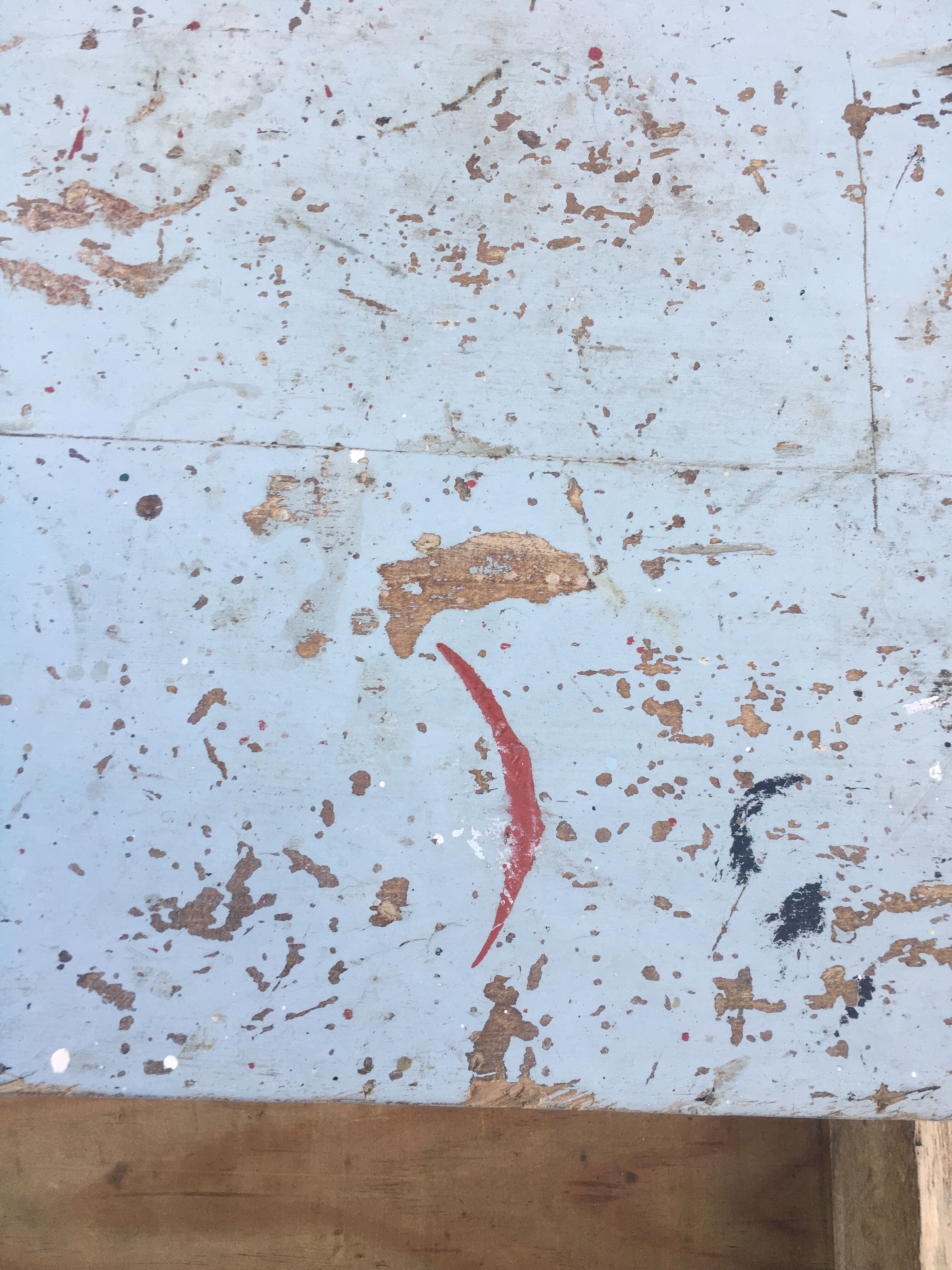 Small wooden farmhouse table