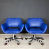 Set of mid-century office chairs by Stol Kamnik, Yugoslavia, 1980s Set of 2
