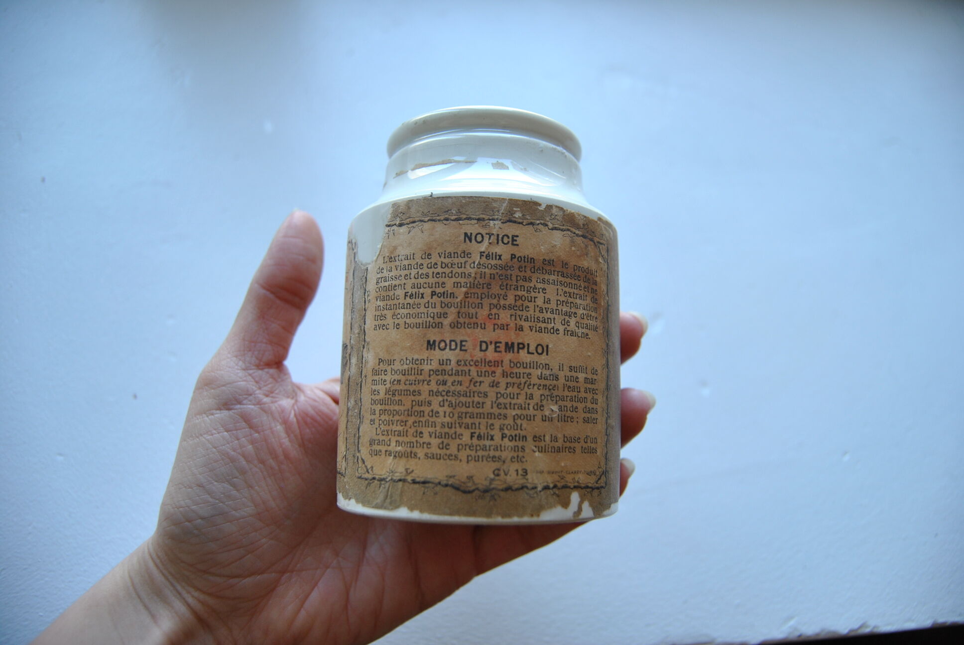 Lot of ceramic pots Felix Potin