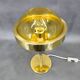 1970s Space Age Table Lamp Brass Glass Kamenický Šenov