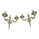 Pair of Louis XVI Style Bronze Sconces