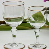 Pair of baccarat crystal glasses model mahora