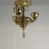 Venetian hallway chandelier in murano glass circa 1940