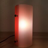 Orange lamp space age 70s cylindrical