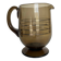 Art deco pitcher in smoked glass