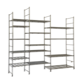 Étagère métal chromé modulable