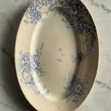 Old floral decor presentation plate