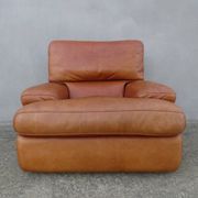 Fauteuil cuir DUVIVIER vintage loft