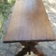 Antique oak farmhouse table
