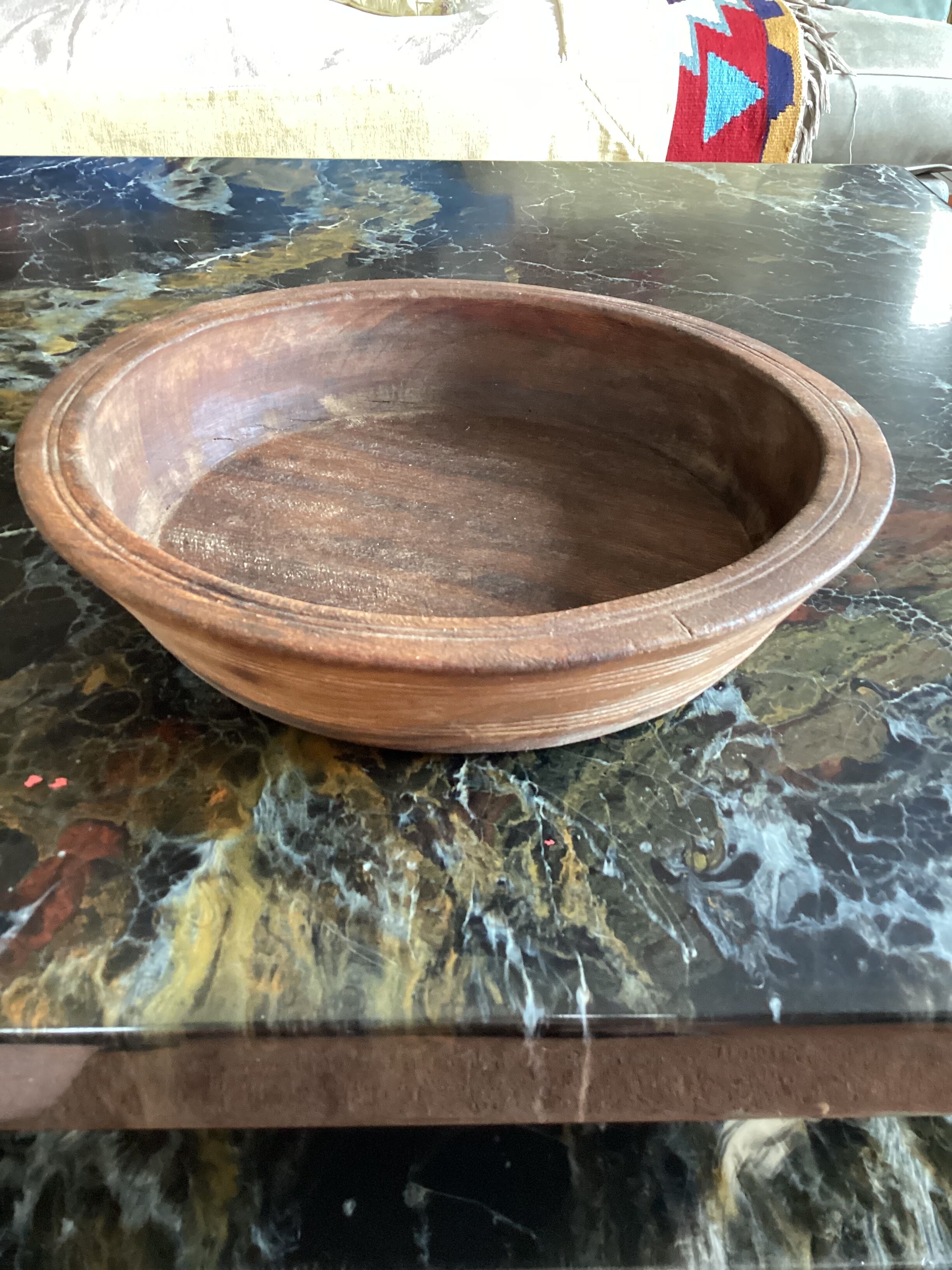 Solid wood dish ethical craftsmanship in the middle of XX century