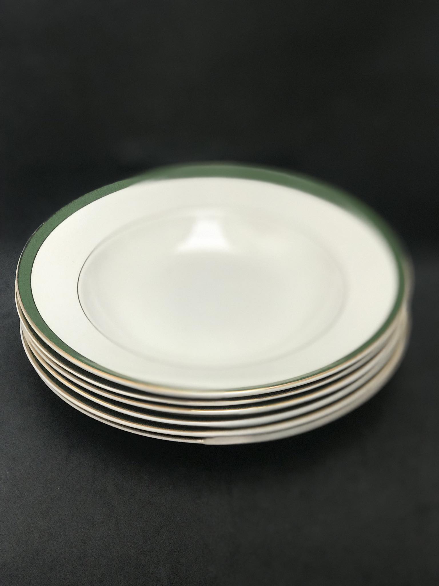 6 hollow plates XIX century Villeroy and Boch