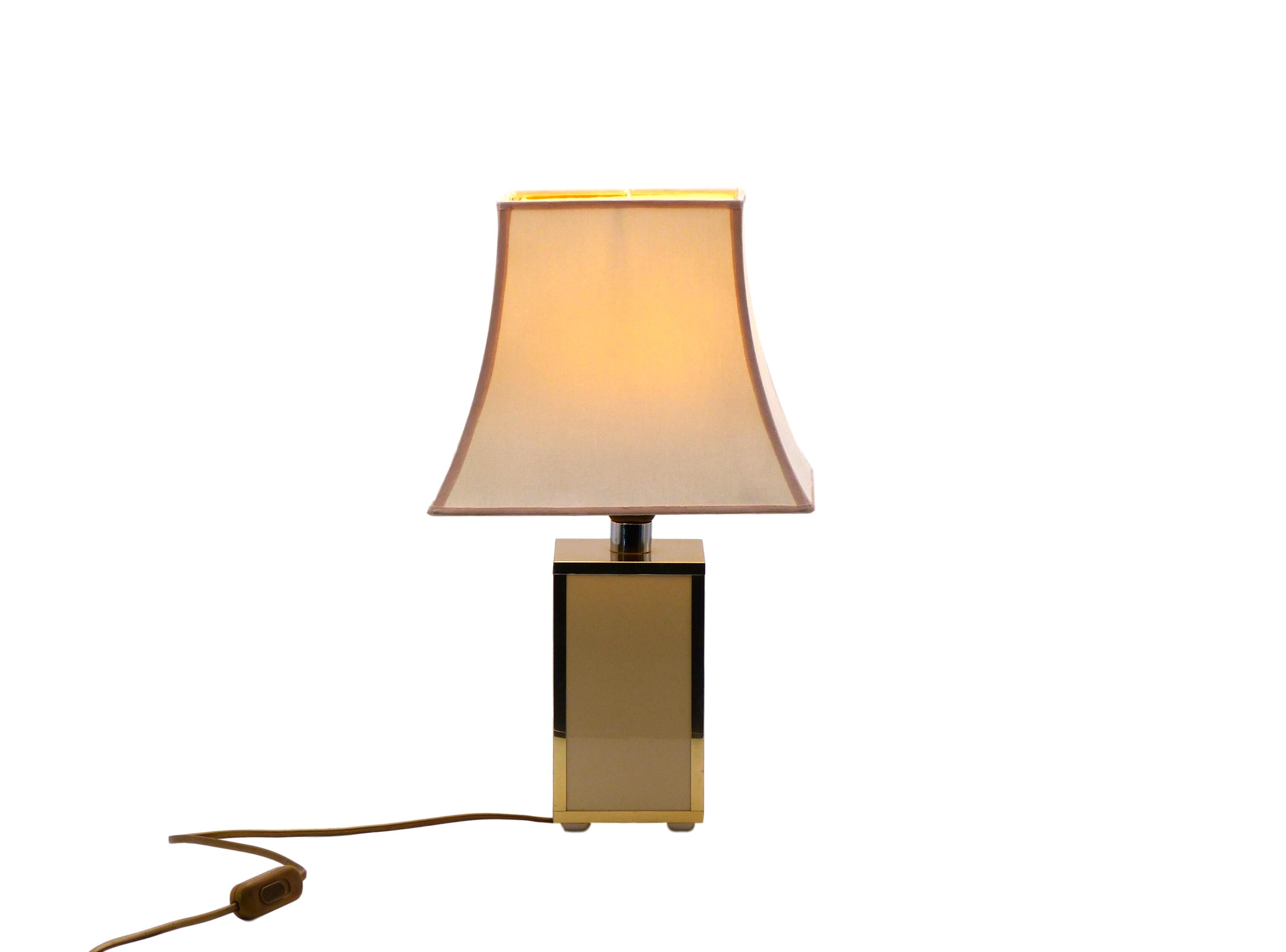 Vintage lacquered bedside lamp