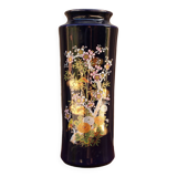 Vase japonais bleu cobalt