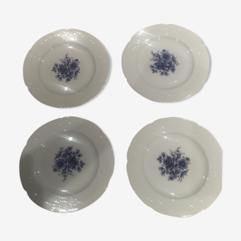 4 dessert plates limoges