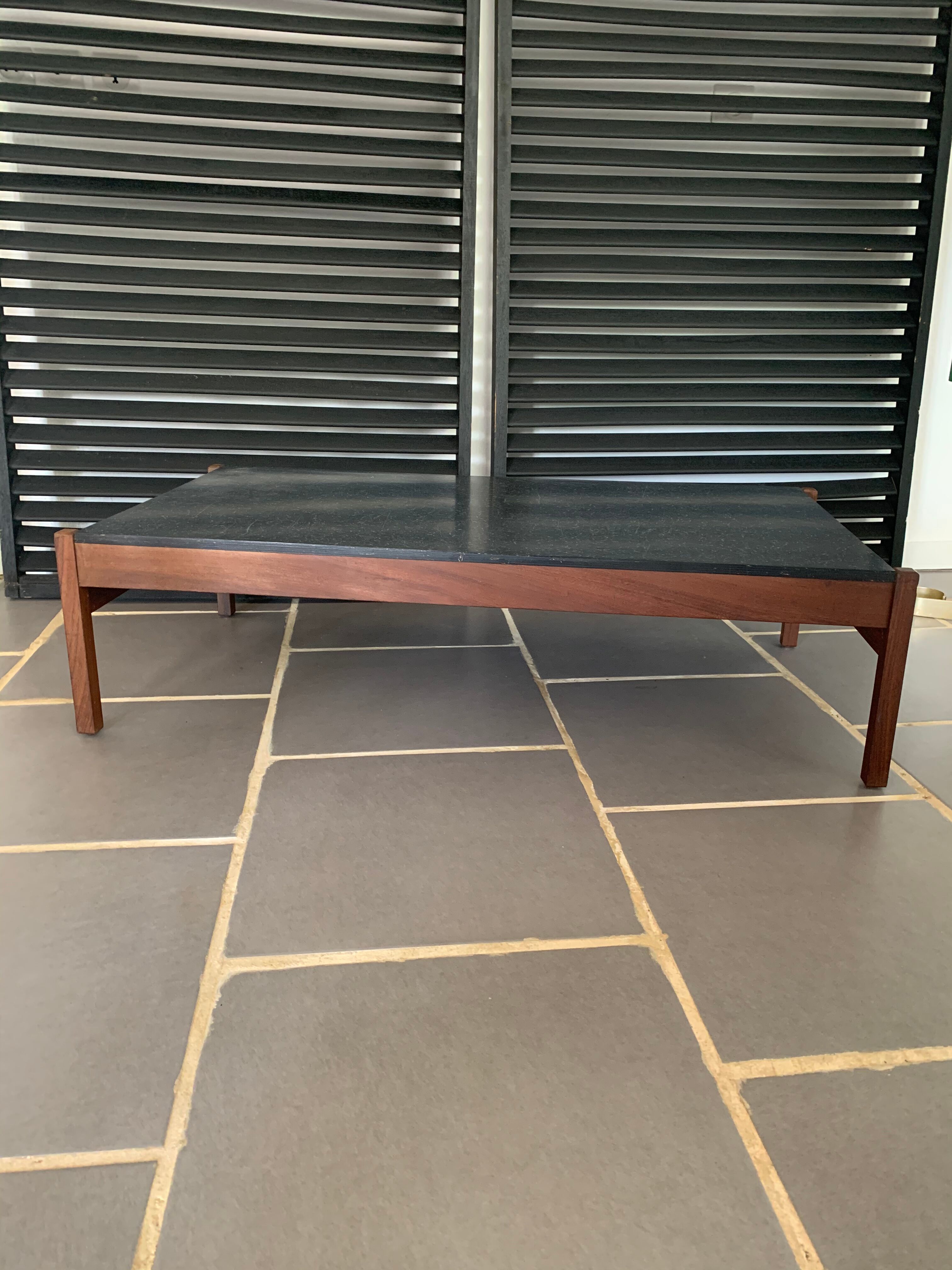 Vintage coffee table teak and formica