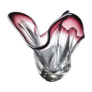 Vase seguso violet en