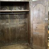 Louis XV carved wooden wardrobe from the 18th century