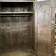 Louis XV carved wooden wardrobe from the 18th century