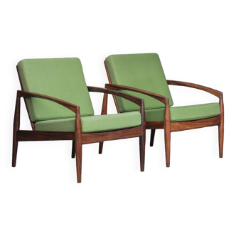 Easy chairs by Kai Kristiansen, 'Paperknife' also ‘model 121’, Denmark, 1955