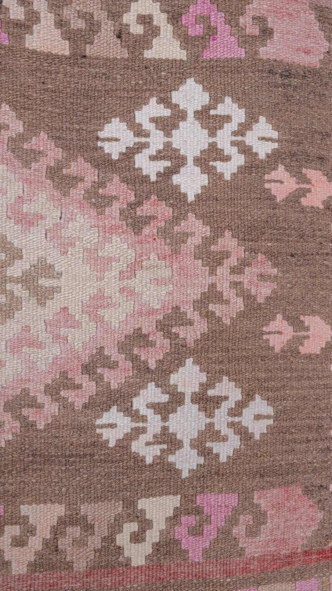 Vintage Turkish hallway rug 79x604 cm