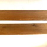 Brass and beech string shelf, 1960
