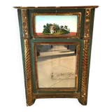 Early 19th century trumeau that tells a story