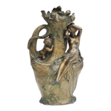 Art-nouveau sculpture signed " hyppolite moreau "