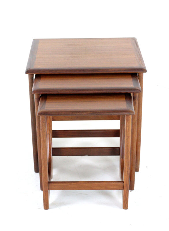 G-Plan Fresco nesting tables 'Dogmersfield' - teak mid century modern