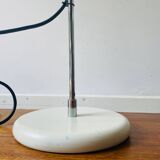 Oluce 626/L floorlamp Joe Colombo Design. Vintage Italian design. White Oluce lamp by Joe Colombo