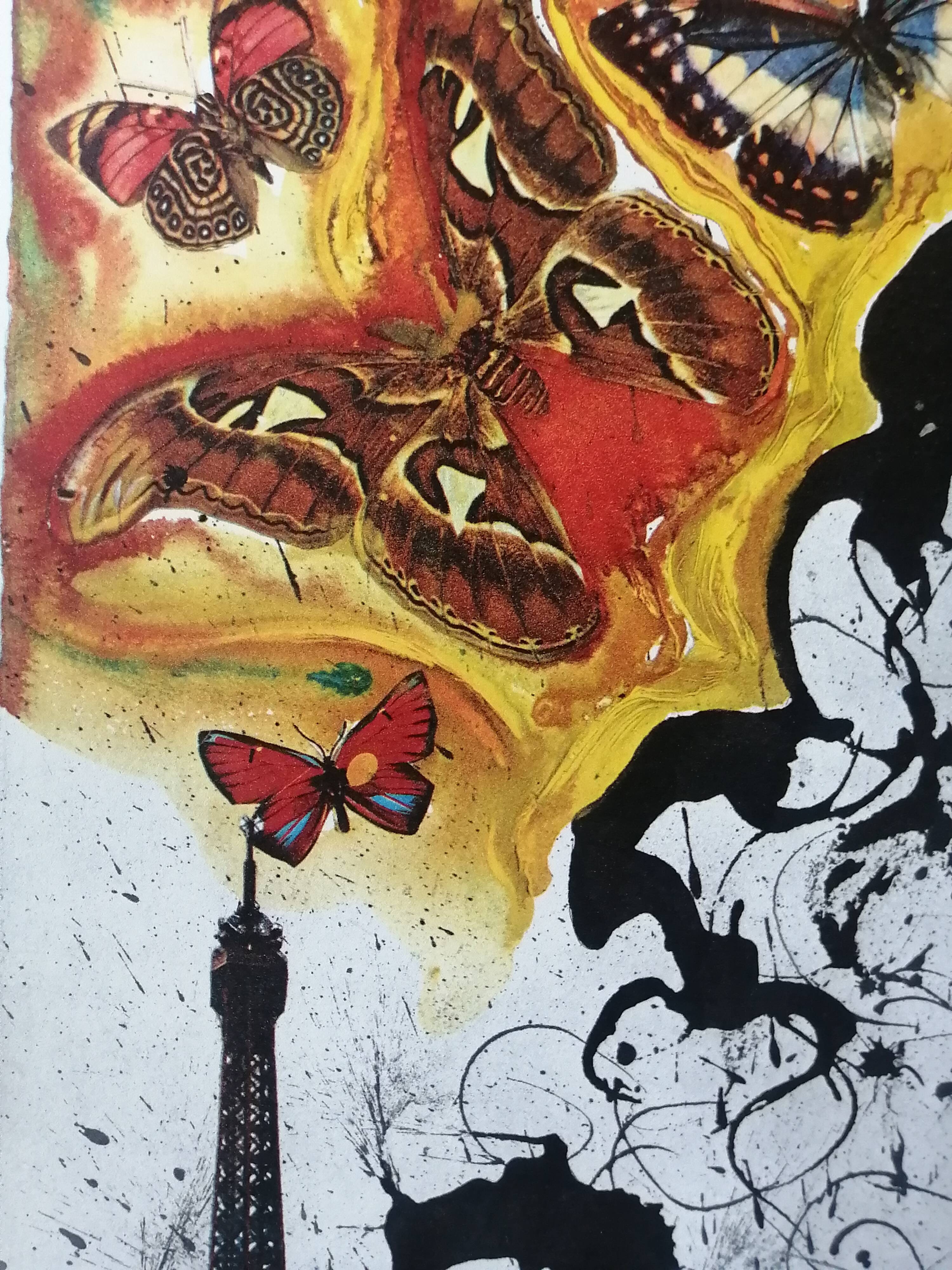 Salvador Dali Butterfly suite "Paris"