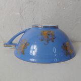 Head to head service porcelain limoges blue and gold
