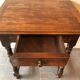 Old wooden side table