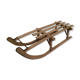Luge vintage en bois une personne