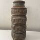 Mat green Tundra vase by Scheurich West Germany