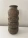 Mat green Tundra vase by Scheurich West Germany