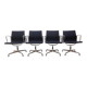 Set of 4 Vitra EA 108 chairs, black hopsak