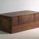 Antique wedding chest painted in pine – Austro-Hungarian Empire, Year 1775