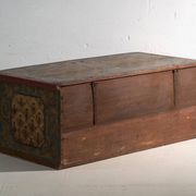 Antique wedding chest painted in pine – Austro-Hungarian Empire, Year 1775