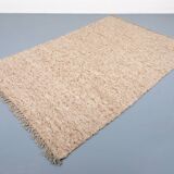 Tapis vintage en laine lana fait main pour sisal, italie 1980