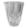 Clear crystal glass vase
