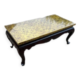 Coffee table gilded tray