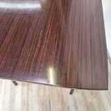 Table Mid Century en stratifié palissandre